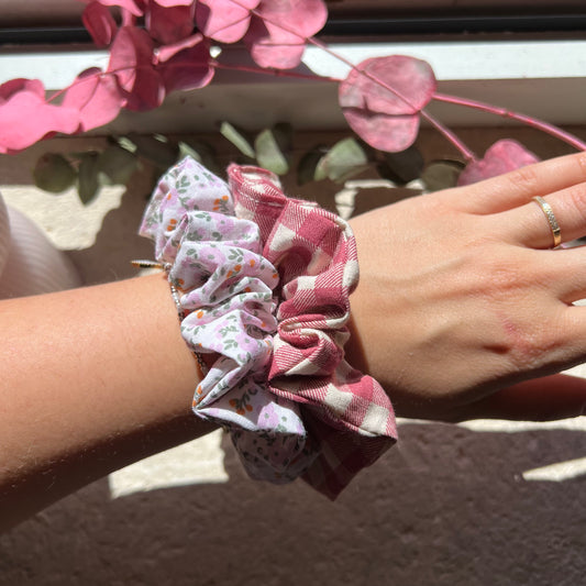 Lot de 2 chouchous roses
