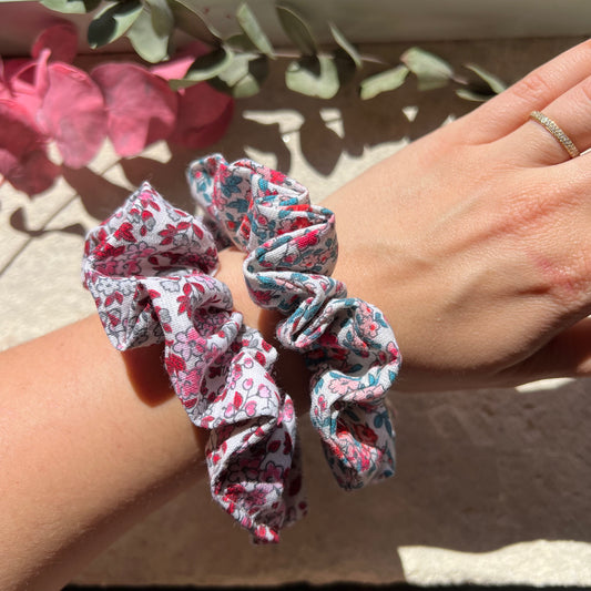 Lot de 2 chouchous fleuris